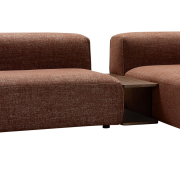 Sofa modułowa Edda ze stolikiem Spicy Copper Brown Sits