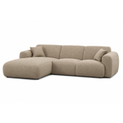 Sofa narożna Molino ciemnobeżowa Micadoni