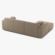 Sofa narożna Molino ciemnobeżowa Micadoni