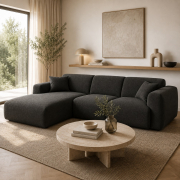 Sofa narożna Molino ciemnoszara Micadoni