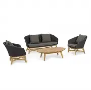 Sofa ogrodowa Coachella antracytowa Bizzotto