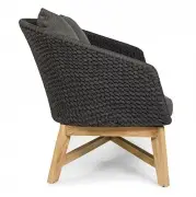 Sofa ogrodowa Coachella antracytowa Bizzotto