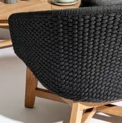 Sofa ogrodowa Coachella antracytowa Bizzotto