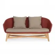 Sofa ogrodowa Coachella czerwona Bizzotto