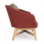 Sofa ogrodowa Coachella czerwona Bizzotto