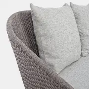 Sofa ogrodowa Coachella szara Bizzotto