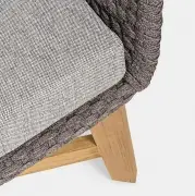 Sofa ogrodowa Coachella szara Bizzotto