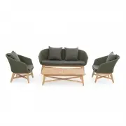 Sofa ogrodowa Coachella zielona Bizzotto