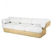 Sofa ogrodowa Basket 3 os. Lorkey Limonta Gubi