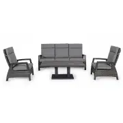Sofa ogrodowa Britton antracytowa Bizzotto