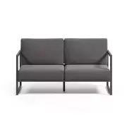 Sofa ogrodowa Comova 2 os. ciemnoszara kave home