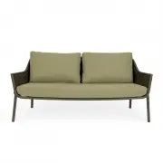Sofa ogrodowa Everly oliwkowa Bizzotto