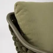 Sofa ogrodowa Everly oliwkowa Bizzotto