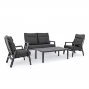 Sofa ogrodowa Kledi 2 os. antracytowa Bizzotto