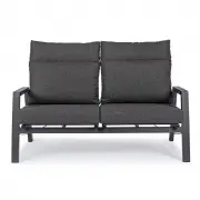 Sofa ogrodowa Kledi 2 os. antracytowa Bizzotto