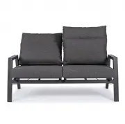 Sofa ogrodowa Kledi 2 os. antracytowa Bizzotto