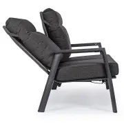 Sofa ogrodowa Kledi 2 os. antracytowa Bizzotto