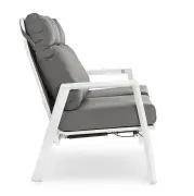 Sofa ogrodowa Kledi 2 os. biała Bizzotto