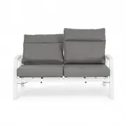 Sofa ogrodowa Kledi 2 os. biała Bizzotto