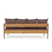 Sofa ogrodowa Kobo ciemny róż Bizzotto