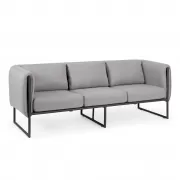 Sofa ogrodowa Merlin jasny grafit