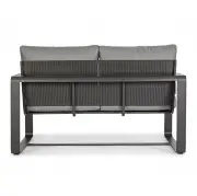 Sofa ogrodowa Merrigan 2 os. antracytowa Bizzotto