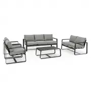 Sofa ogrodowa Merrigan 3 os. antracytowa Bizzotto