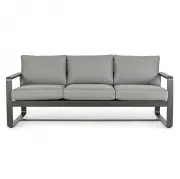 Sofa ogrodowa Merrigan 3 os. antracytowa Bizzotto