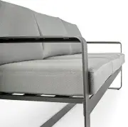 Sofa ogrodowa Merrigan 3 os. antracytowa Bizzotto