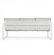 Sofa ogrodowa Merrigan 3 os. biała Bizzotto