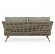 Sofa ogrodowa Ninfa szara Bizzotto