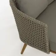 Sofa ogrodowa Ninfa szara Bizzotto