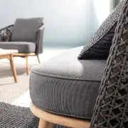 Sofa ogrodowa Ninfa ciemnoszara Bizzotto