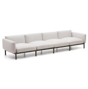 Sofa ogrodowa Sorells 4-osobowa beżowa kave home