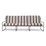 Sofa ogrodowa Desert 3 os. Black-Chocolate Ferm Living