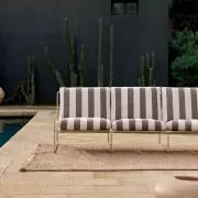 Sofa ogrodowa Desert 3 os. Cashmere-Chocolate Ferm Living