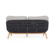 Sofa ogrodowa Tamires antracytowa Bizzotto