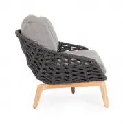 Sofa ogrodowa Tamires antracytowa Bizzotto
