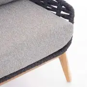 Sofa ogrodowa Tamires antracytowa Bizzotto