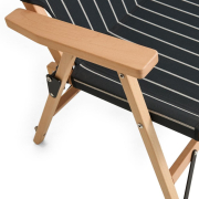 Sofa ogrodowa składana Outdoor Market czarna HAY