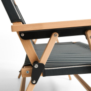 Sofa ogrodowa składana Outdoor Market czarna HAY