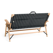 Sofa ogrodowa składana Outdoor Market czarna HAY