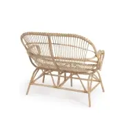 Sofa rattanowa Mimosa kave home