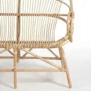 Sofa rattanowa Mimosa kave home