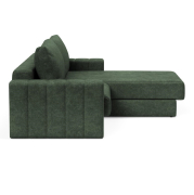 Sofa rozkładana Akello Lounger z podłokietnikami avella pine green Innovation