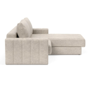 Sofa rozkładana Akello Lounger z podłokietnikami avella sand Innovation