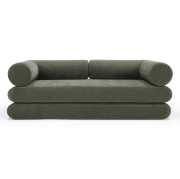 Sofa rozkładana Circlus L-Shaped Arms Esina olive green innovation