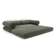 Sofa rozkładana Circlus L-Shaped Arms Esina olive green innovation