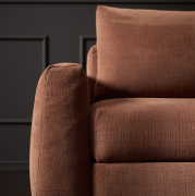 Sofa rozkładana Cone Esina Rust Orange Innovation