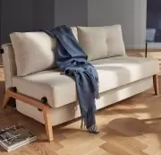 Sofa rozkładana Cubed 140 cm dąb Blida Sand Grey Innovation